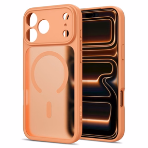 Tech-Protect BasicMag MagSafe maciņš, paredzēts iPhone 17 Pro / 18 Pro, matēti oranžs
