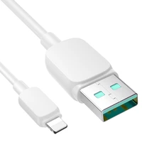 Joyroom Multi-Color Series A14 Lightning / USB-A 2.4A 1.2 m kabelis - balts