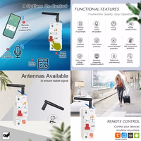 TUYA viedais automātslēdzis, 1P, Wi-Fi, RS485, 63A