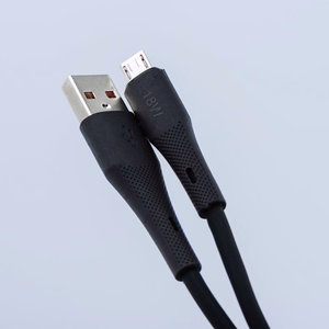 FORCELL F-ENERGY C343 kabelis USB A uz Lightning 2,4A 12W Silicone 1 m melns