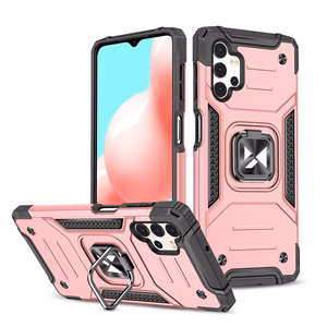 Wozinsky Ring Armor бронированный гибридный чехол + магнитное крепление для Samsung Galaxy A73 золотой