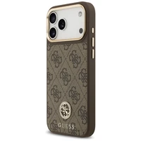 Guess 4G Strass Logo magnētiskais viedtālruņa apvalks iPhone 17 Pro Max - brūns