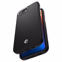 Spigen Enzo Aramid Magnētiskais MagSafe viedtālruņa apvalks iPhone 16e - melns