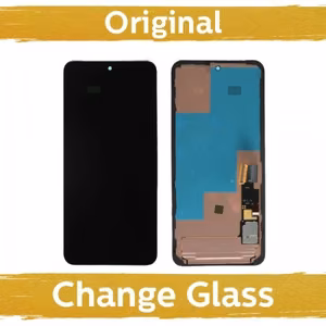 LCD displejs saderīgs ar Google Pixel 8 melns ar rāmi (Atjaunots: Ķīna)