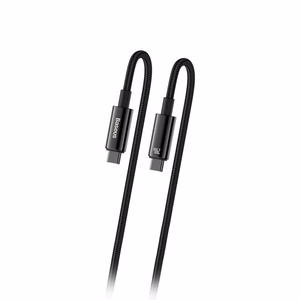 Baseus kabelis Tungsten PD USB-C - USB-C 1,0m melns 240W