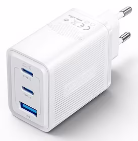 Vention 65W USB tīkla lādētājs, 3 porti, balts