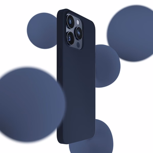 3mk Silikona apvalks iPhone 15 Pro - tumši zils