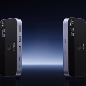 Ugreen komutators USB-C USB-A 10Gb/s - pelēks