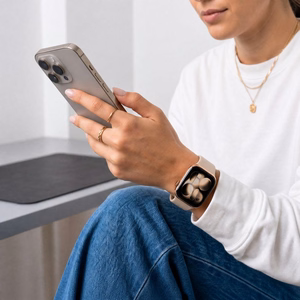 Tech-Protect silikona siksniņa Apple Watch 44 / 45 / 46 / 49 mm, bēša