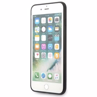 Karl Lagerfeld Saffiano Karl&Choupette Galvas viedtālruņa apvalks iPhone 7 Plus / iPhone 8 Plus - melns