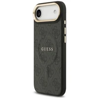 GUESS apvalks IPHONE 17 Air saderīgs ar MagSafe GUHMP17MP4MSEGCK (PU 4G ar klasisko) melns