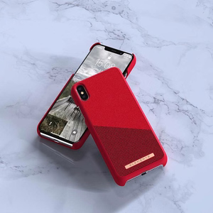 Nordic Elements Saeson Freja vāciņš ierīcei iPhone XS Max, sarkans