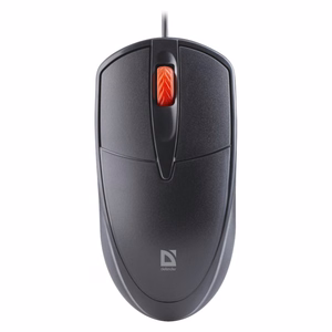 Defender Icon MB-057 optiskā pele 1000 DPI melna klusā klikšķa