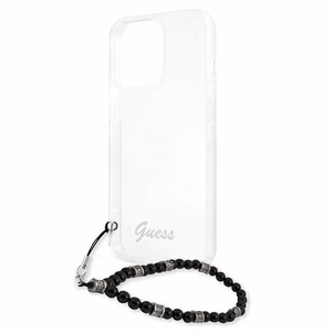 Guess GUHCP13XKPSBK iPhone 13 Pro Max 6.7" Transparent hardcase Black Pearl