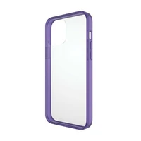 PanzerGlass ClearCase antibakterālais militārās klases sertificētais viedtālruņa apvalks iPhone 13 Pro Max - caurspīdīgs violets