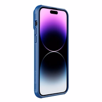 Nillkin CamShield S viedtālruņa apvalks iPhone 14 Pro Max bruņu vāciņš kameras aizsargs zils