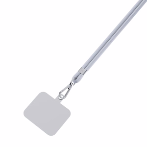 3mk EasyClip tālruņa aukliņa, pelēka (sudraba krāsas furnitūra)