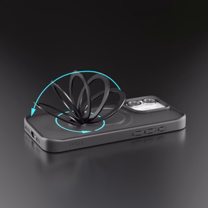 Etteri Matēts Mag Ring maciņš for iPhone 17 melns
