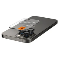 Spigen Glas.tR EZ Fit Optik Kameras aizsargstikls iPhone 14 Pro / Pro Max / 15 Pro / Pro Max / 16 Pro / Pro Max / 17 Pro / 17 Pro Max - melns 2 gab