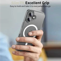 Tech-Protect FlexAir Hybrid Magnētiskais apvalks viedtālrunim iPhone 17 - caurspīdīgs