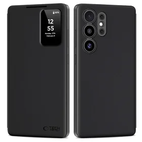 Tech-Protect Smart Wallet viedtālruņa apvalks Samsung Galaxy S25 Ultra - matēts melns