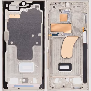 Vidējais rāmis Samsung S918 S23 Ultra (krēmkrāsa)