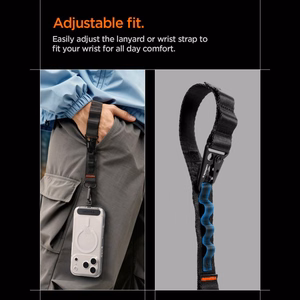 SPIGEN DA30M UNIVERSAL LANYARD STRAP CROSSBODY melns