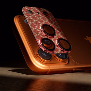 Benks Rūdīta stikla aizsargstikls Armor Warrior Lens (OR70) priekš Iphone 17 Pro Max ArmorGrid orange (kamera sala)