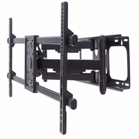 Manhattan TV & Monitor Mount, Wall, Full Motion, 1 screen, Screen Sizes: 37-75", melns, VESA 200x200 to 800x400mm, Max 75kg, LFD, Tilt & Swivel with 3 Pivots, Lifetime Warranty