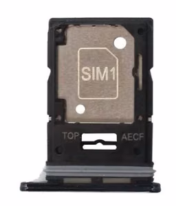 SIM kartes turētājs Samsung A536 A53 5G Awesome Black oriģināls (service pack)