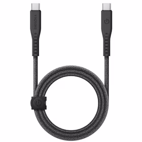 ENERGEA Kabelis Flow USB-C - USB-C1.5m melns/black 240W 5A PD Fast Charge