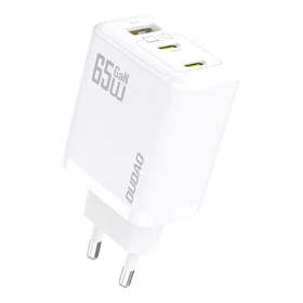 Dudao A29 65W GaN sienas lādētājs 2 x USB-C + 1 x USB-A - balts