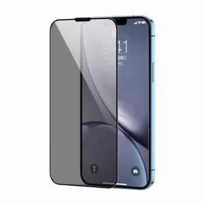 Aizsargstikls Joyroom HQ-Z34 iPhone 15 Pro ar melnu malu
