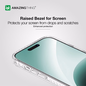 Amazing Thing Titan Pro Magnētiskais viedtālruņa apvalks 10FT IP156.7TMCL Iphone 15 Plus caurspīdīgs