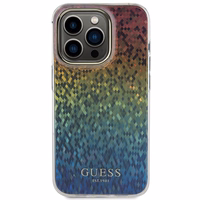 Guess IML Faceted Mirror Disco Iridescent viedtālruņa apvalks iPhone 14 Pro Max – daudzkrāsains