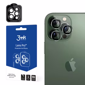 3mk Kameras lēcas aizsargs Pro – iPhone 13 Pro / iPhone 13 Pro Max – zaļš