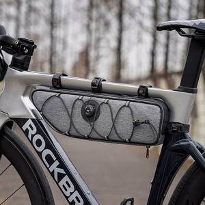 Rockbros TL003 ROAD TO SKY 2L velosipēda rāmja soma ūdensizturīga - pelēka