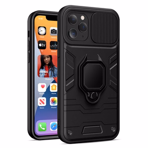 Чехол Ring Lens для Realme C21 чёрный