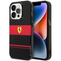 Ferrari FEHMP14LUCOK iPhone 14 Pro 6.1" melns/melns cietais apvalks IMD Combi Magsafe
