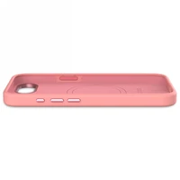 Decoded Silicone Backcover with MagSafe iPhone 16e - Rozā