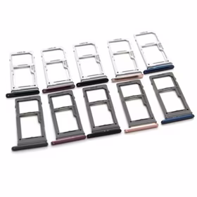 SIM Holder Saderīgs ar Samsung G960 S9 / G965 S9+ SIM card holder Melns