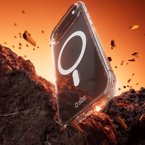 SBS Extreme Mag apvalks iPhone 17 Air ar D3O tehnoloģiju - caurspīdīgs