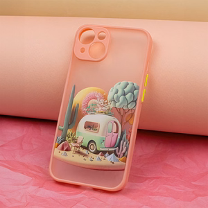 Ultra Trendy viedtālruņa apvalks iPhone 14 6,1" Travel rozā