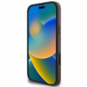 Guess 4G Klasiskais Viedtālruņa apvalks iPhone 16 Pro Max - brūns