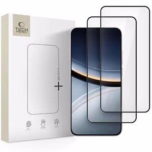 Tech-Protect Glass Fit+ komplekts (2 gab.) ar temperētu stiklu paredzēts Xiaomi Poco F7 5G - melns