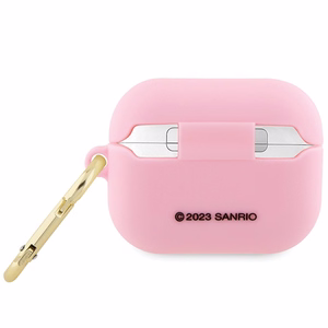 Hello Kitty Silikonais 3D Kitty Head korpuss AirPods Pro - rozā
