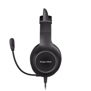 Kruger&Matz Gamer Kids spēļu austiņas bērniem, melnas