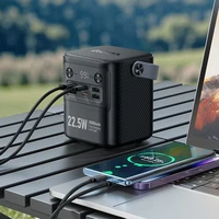 Ārējā baterija Power Bank Hoco J152 22.5W+PD20W 80000mAh melna