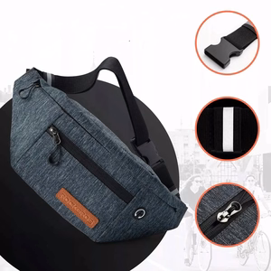 Rockbros H33 velosipēdista jostas soma 1.5L - pelēka