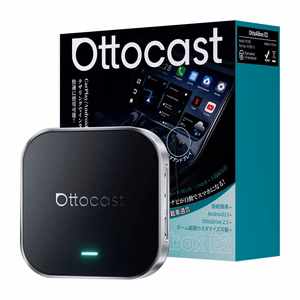 Ottocast OttoAibox E2 CarPlay/Android bezvadu auto adapteris